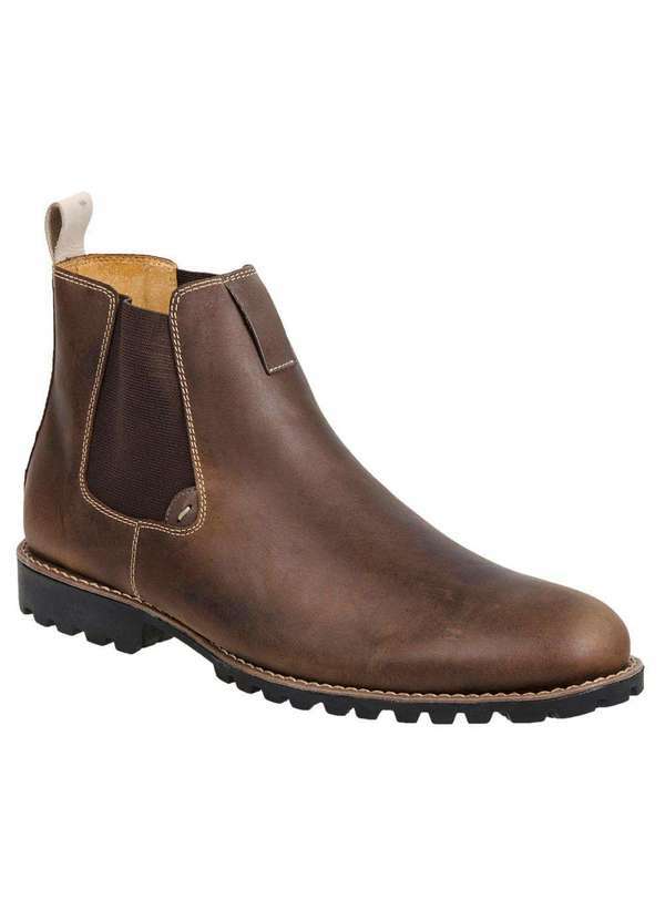 Sandro Moscoloni - Bota Chelsea Masculina Sandro Moscoloni Grotte Marrom Claro Tan