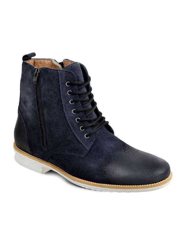 Sandro Moscoloni - Bota Dress Boot Masculina Sandro Moscoloni Audrian Azul Blue