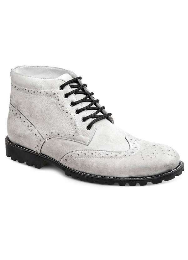 Sandro Moscoloni - Bota Dress Boot Masculina Sandro Moscoloni Usa Branca White