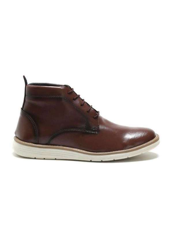 Polo State - Bota Social Masculina Oxford Brogue Polo State Justin Brown Brown