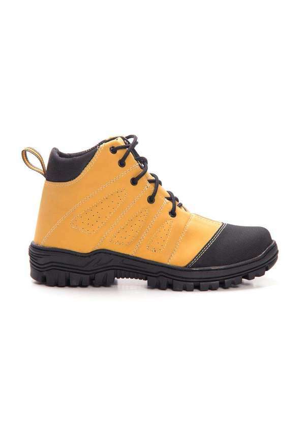 Polo State - Kit Bota Adventure Biqueira Impermeável Amarela e Brindes Yellow