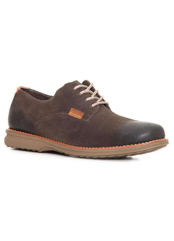 Sandro Moscoloni - Sapato Social Masculino Derby Sandro Moscoloni Calejero Marrom Brown