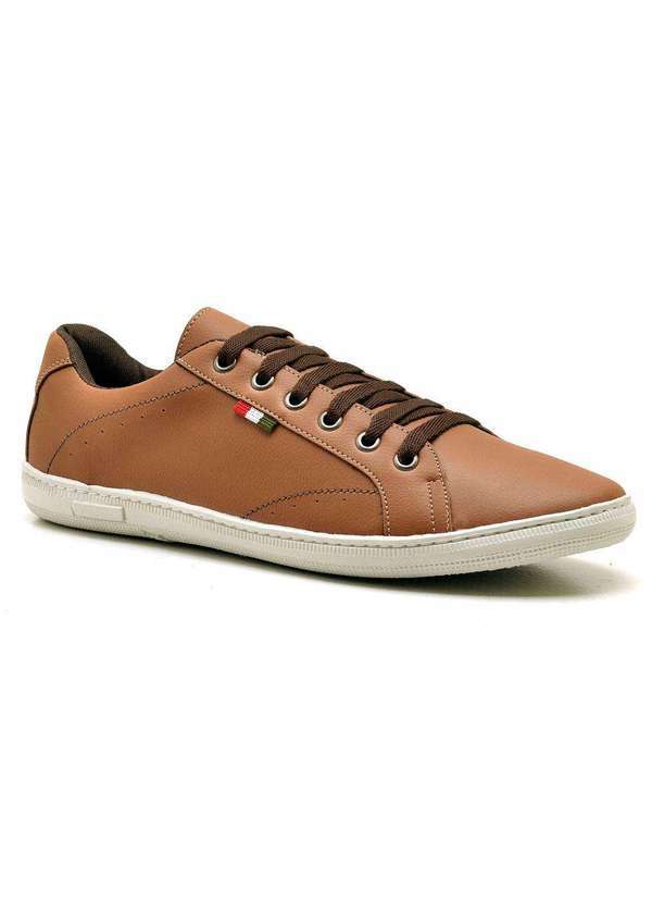 Polo State - Sapatênis Masculino Polo State Oliver West Camel Tan