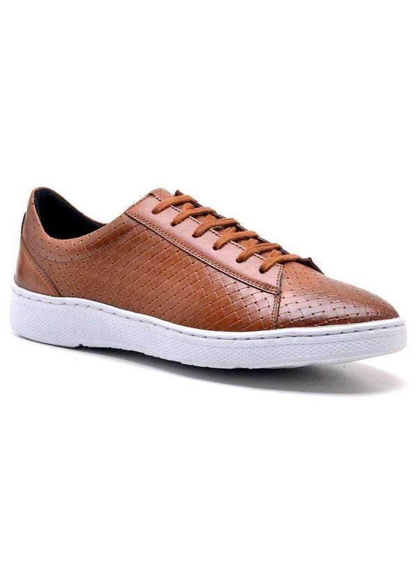 Sandro Moscoloni - Sapatênis Masculino Sandro Moscoloni Street Fashion Marrom Claro Tan