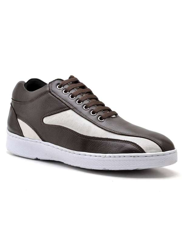 Sandro Moscoloni - Sapatênis Masculino Sandro Moscoloni Voyer Marrom/Branco Brown