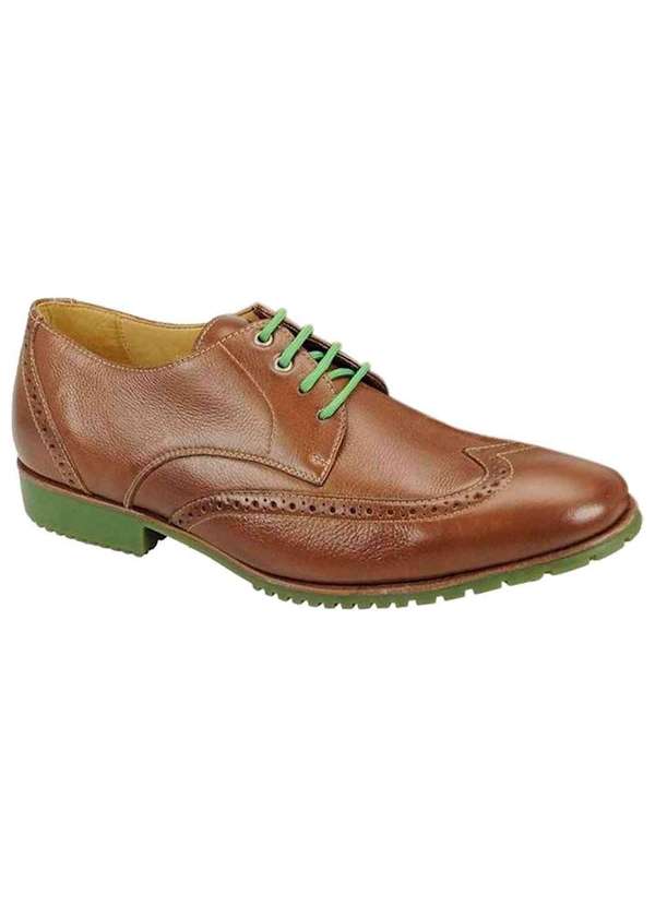 Sandro Moscoloni - Sapato Casual Masculino Derby Sandro Moscoloni Thomas Marrom Cognac 1