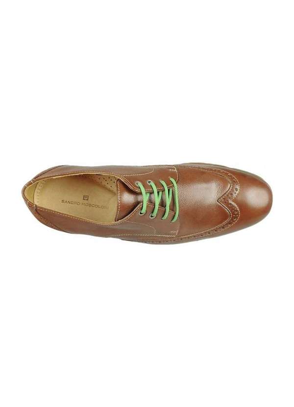 Sandro Moscoloni - Sapato Casual Masculino Derby Sandro Moscoloni Thomas Marrom Cognac 3