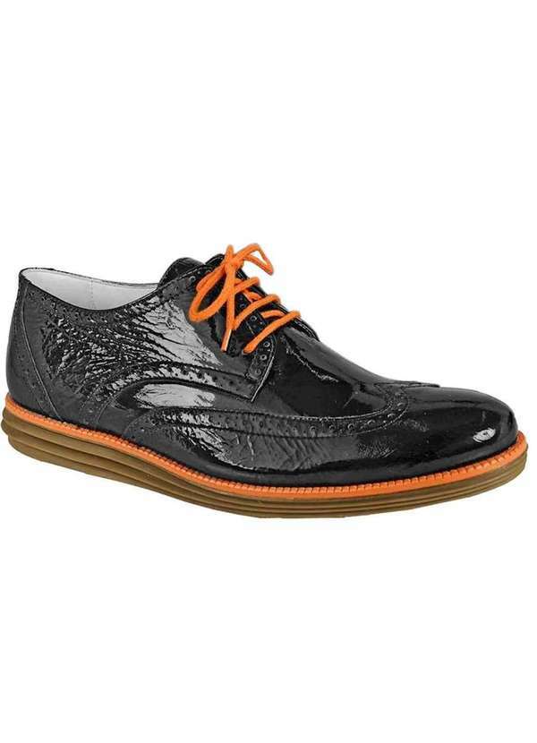 Sandro Moscoloni - Sapato Esporte Fino Masculino Derby Sandro Moscoloni Lebron Preto Black