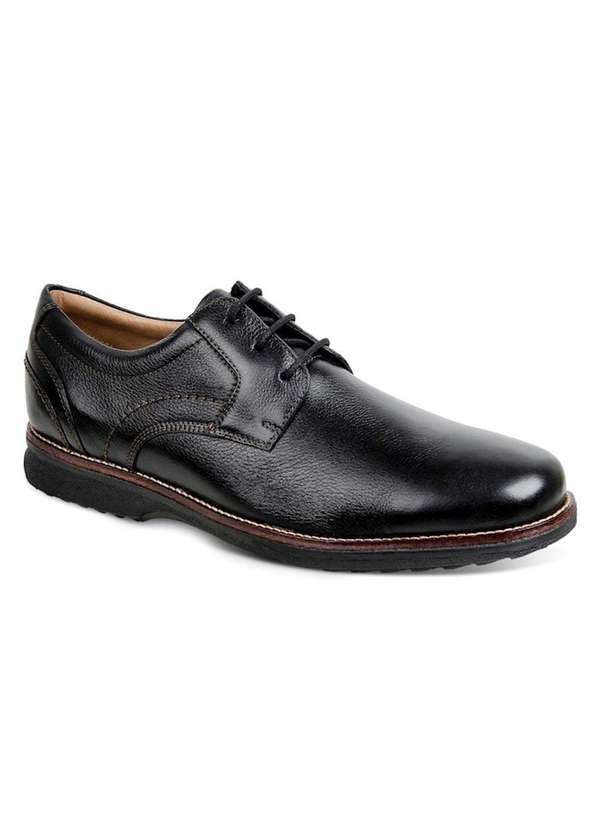 Sandro Moscoloni - Sapato Esporte Fino Masculino Derby Sandro Moscoloni Luigi Preto Black