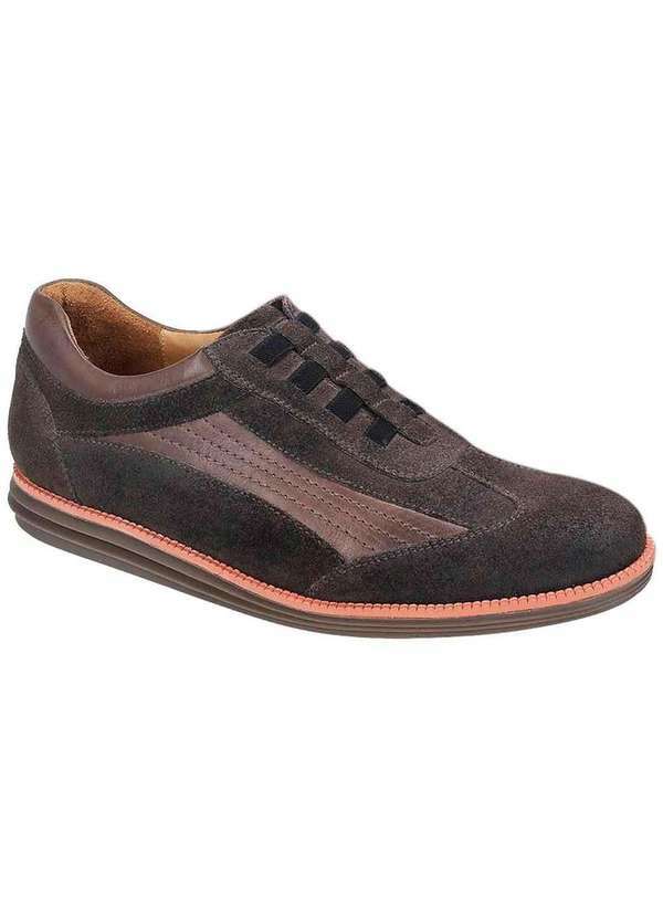 Sandro Moscoloni - Sapato Esporte Fino Masculino Sandro Moscoloni Davis Marrom Café/Brown