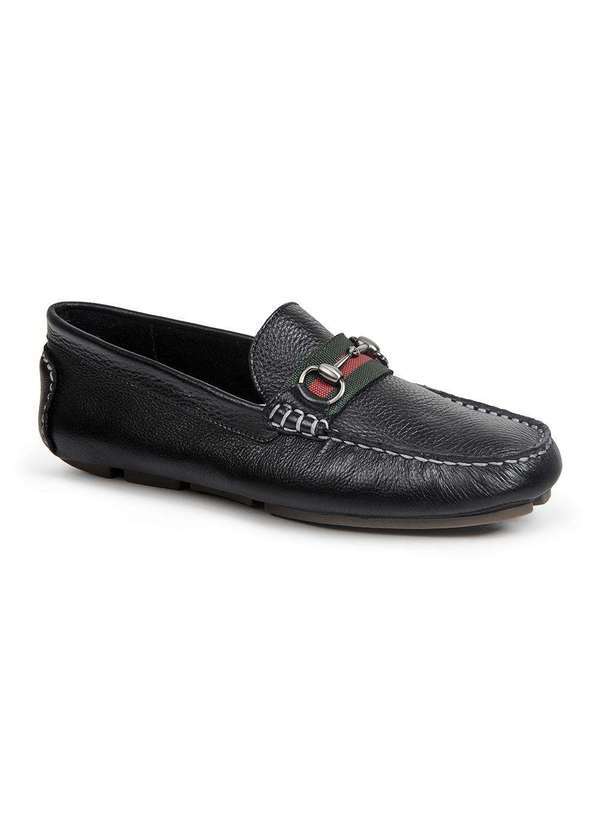 Sandro Moscoloni - Sapato Masculino Driver Sandro Moscoloni Maximus Prime Preto Black