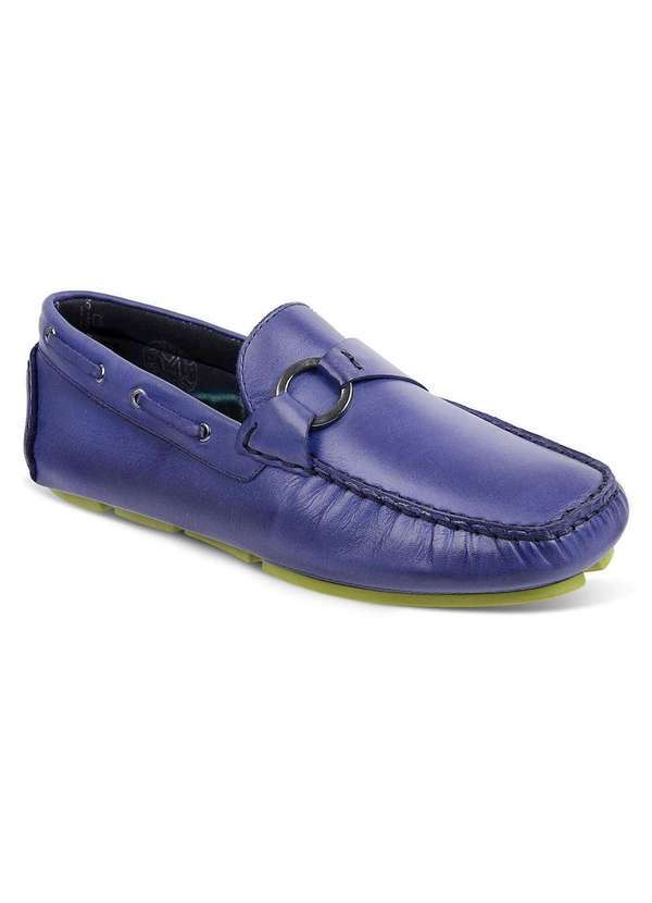 Sandro Moscoloni - Sapato Masculino Driver Sandro Moscoloni New Caribe Azul Blue