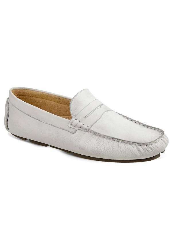Sandro Moscoloni - Sapato Masculino Driver Sandro Moscoloni Pitangueiras Branco White