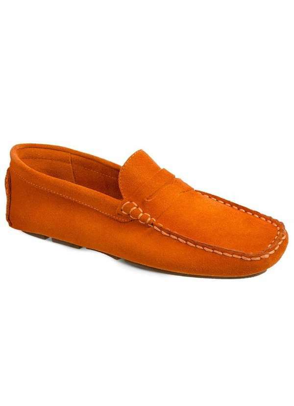 Sandro Moscoloni - Sapato Masculino Driver Sandro Moscoloni Pitangueiras Laranja Orange