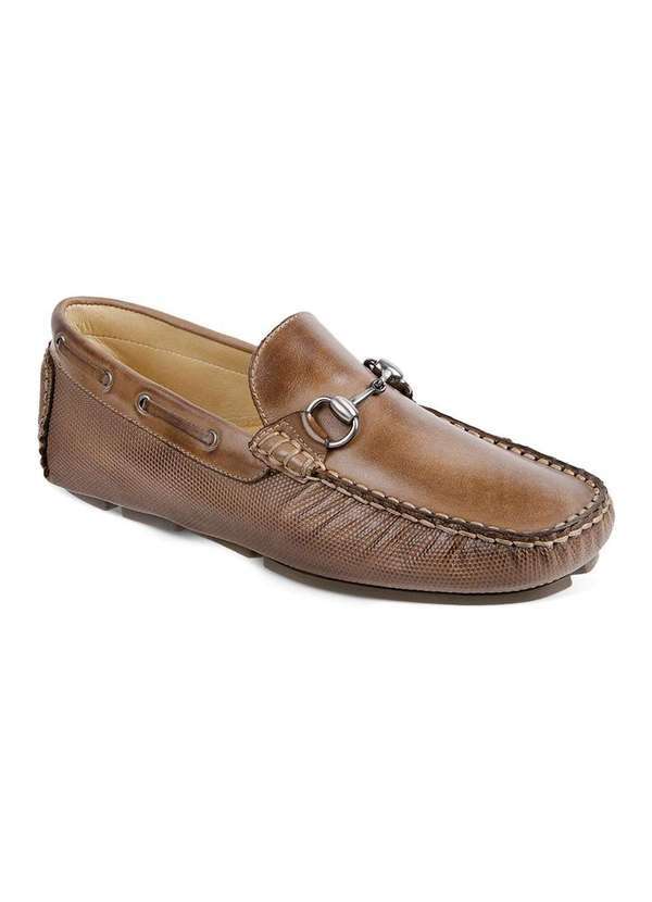 Sandro Moscoloni - Sapato Masculino Driver Sandro Moscoloni Pokers Marrom Claro Tan