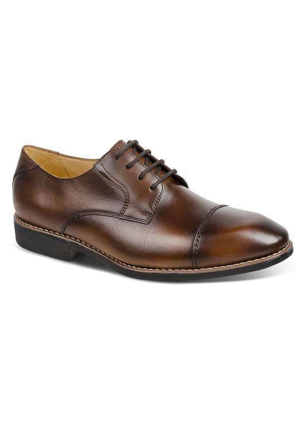 Sandro Moscoloni - Sapato Masculino Linha Premium Derby Sandro Moscoloni 16763 Coffee