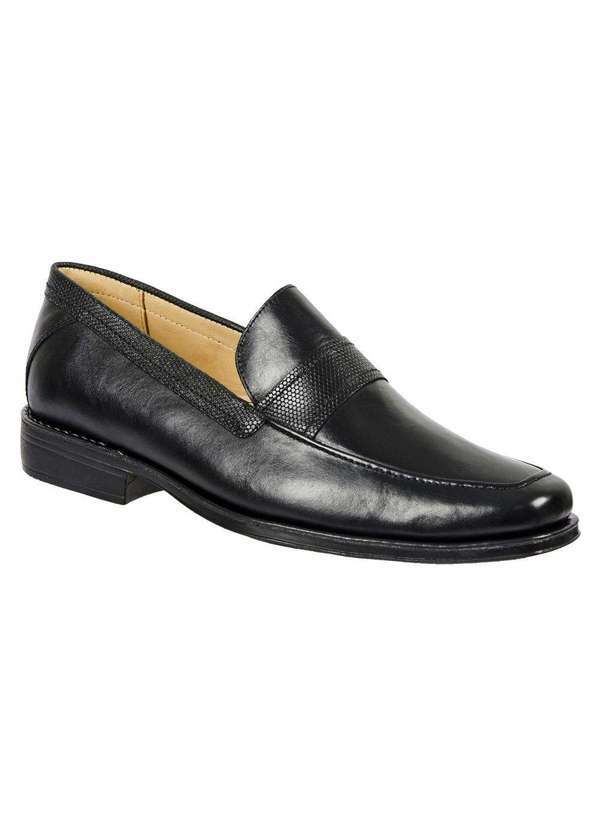 Sandro Moscoloni - Sapato Masculino Loafer Sandro Moscoloni Eduardo Preto Black