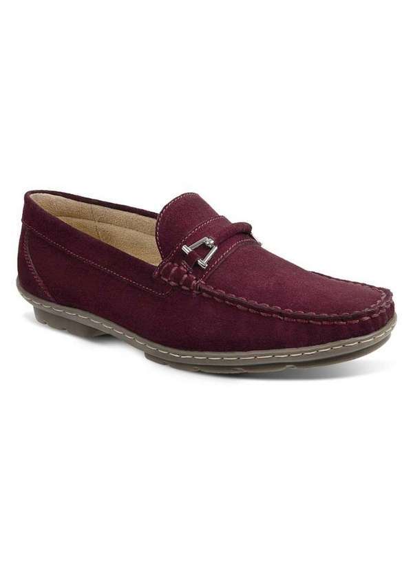 Sandro Moscoloni - Sapato Masculino Loafer Sandro Moscoloni New Picasso Vinho Bordo
