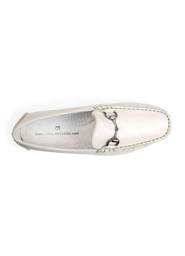 Sandro Moscoloni - Sapato Masculino Mocassim Sandro Moscoloni Caribean Branco Bone 3