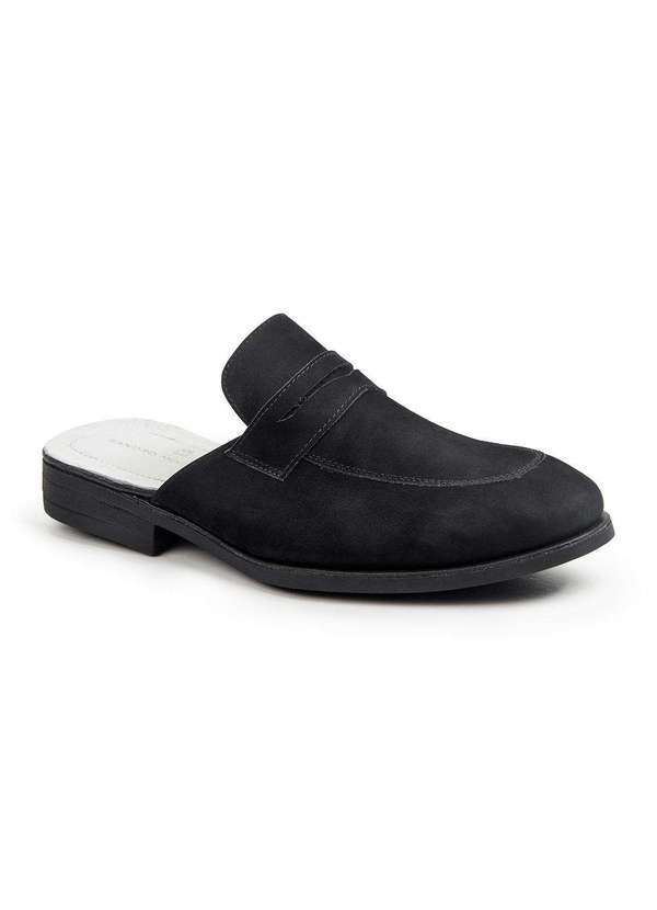 Sandro Moscoloni - Sapato Masculino Sandro Moscoloni Mule Classique Preto Black