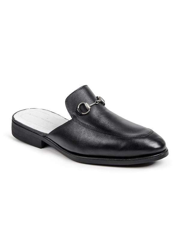Sandro Moscoloni - Sapato Mule Masculino Sandro Moscoloni Colection Preto Black