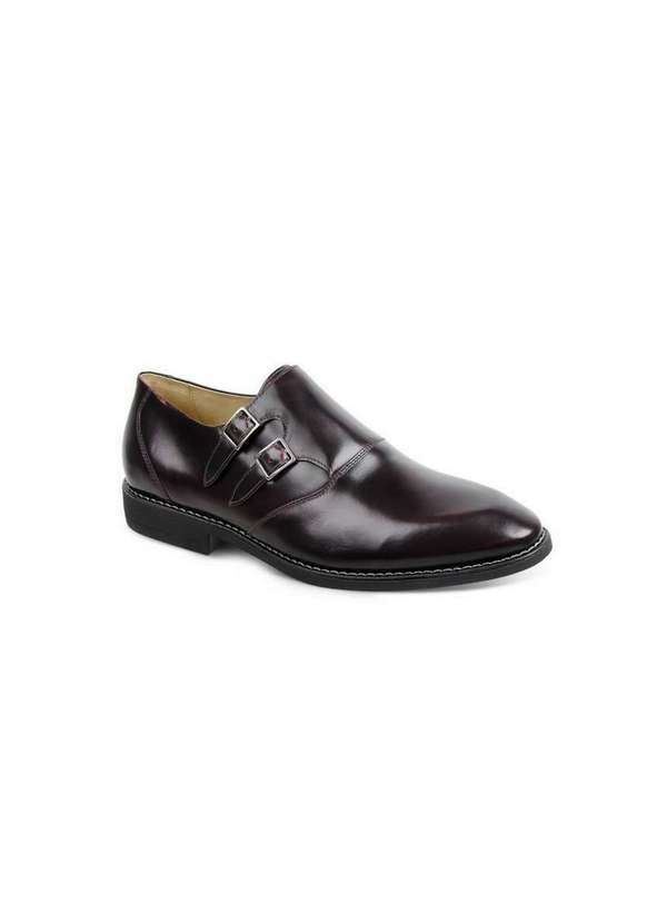 Sandro Moscoloni - Sapato Social Double Monk Strap Sandro Moscoloni Manhattan Red