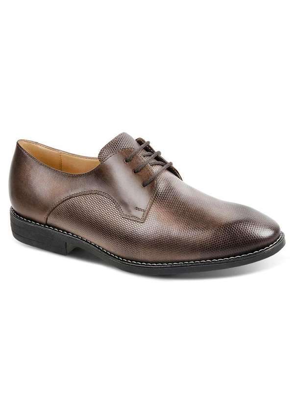 Sandro Moscoloni - Sapato Social Masculino Derby Sandro Moscoloni Bóris Marrom Brown