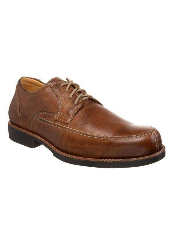 Sandro Moscoloni - Sapato Social Masculino Derby Sandro Moscoloni Colby Marrom Cognac