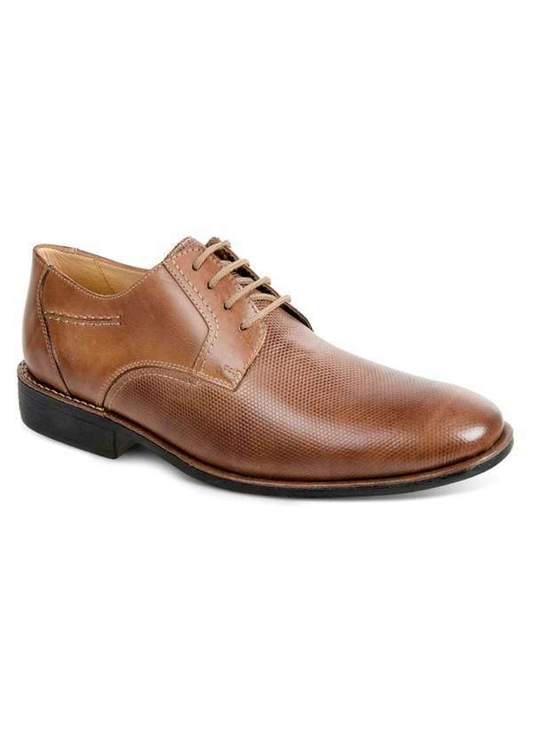 Sandro Moscoloni - Sapato Social Masculino Derby Sandro Moscoloni Franchescos Marrom Caramel