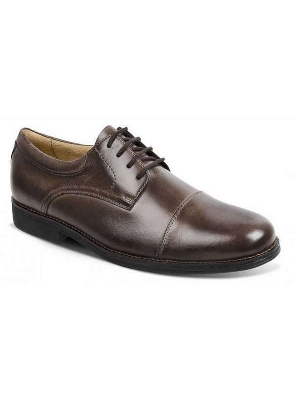 Sandro Moscoloni - Sapato Social Masculino Derby Sandro Moscoloni Jorge Marrom Coffee