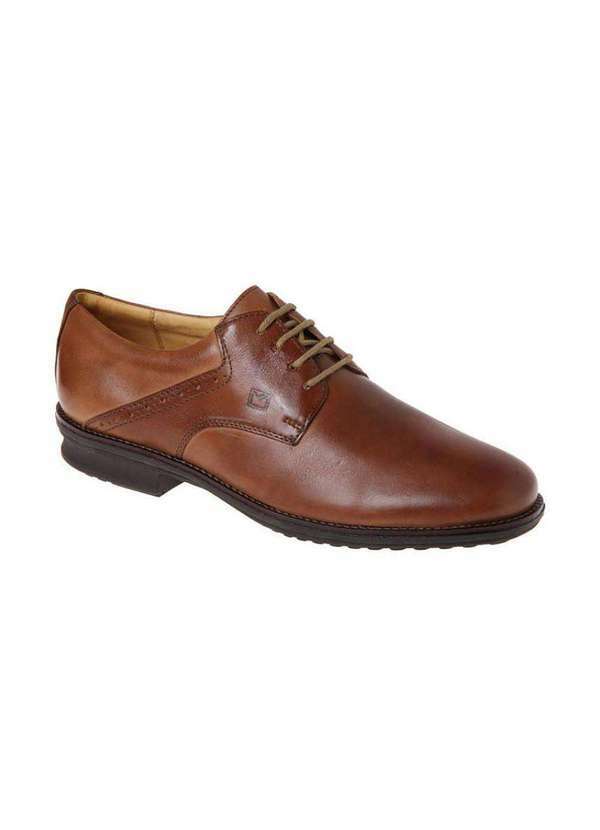 Sandro Moscoloni - Sapato Social Masculino Derby Sandro Moscoloni London Marrom Tan