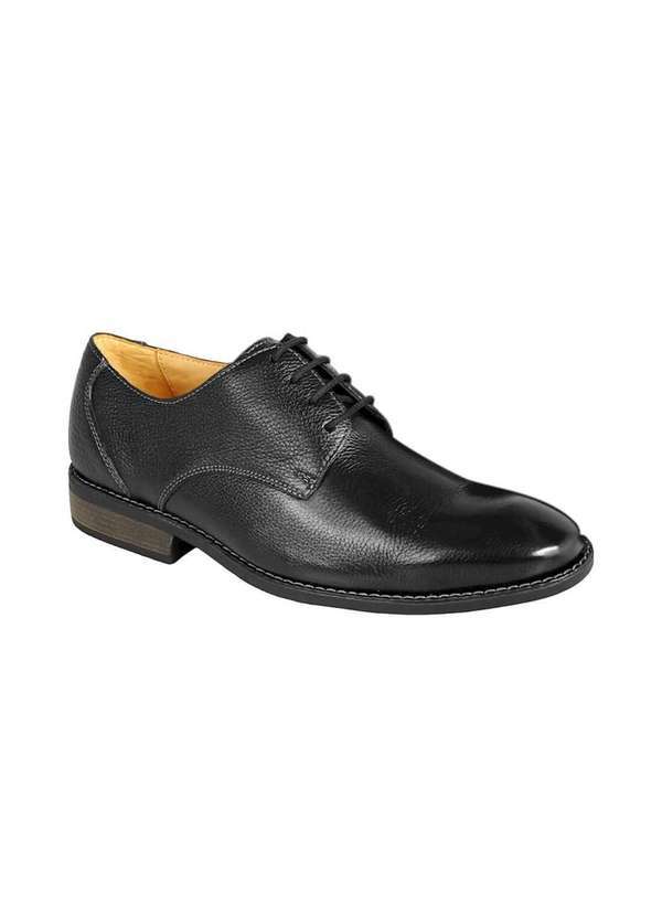 Sandro Moscoloni - Sapato Social Masculino Derby Sandro Moscoloni Roselle Preto Black