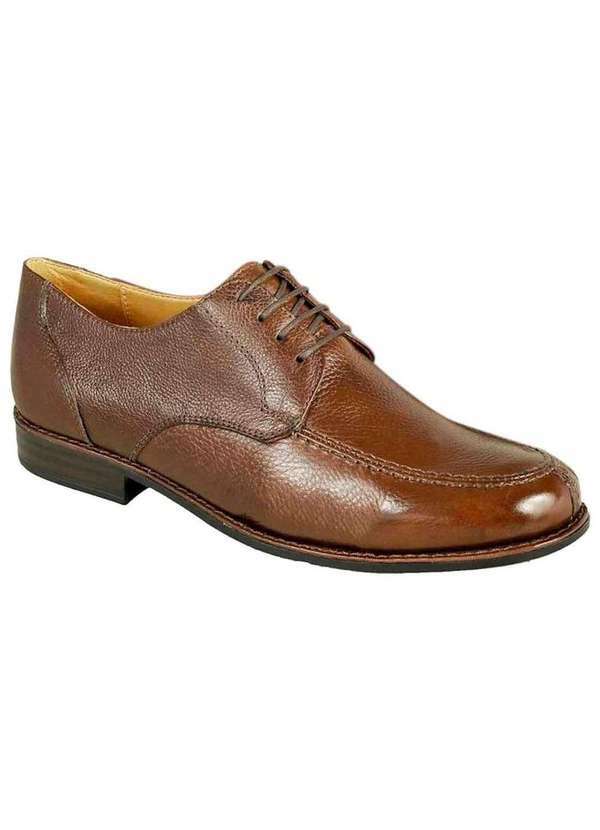 Sandro Moscoloni - Sapato Social Masculino Derby Sandro Moscoloni Wayne Marrom Coffee