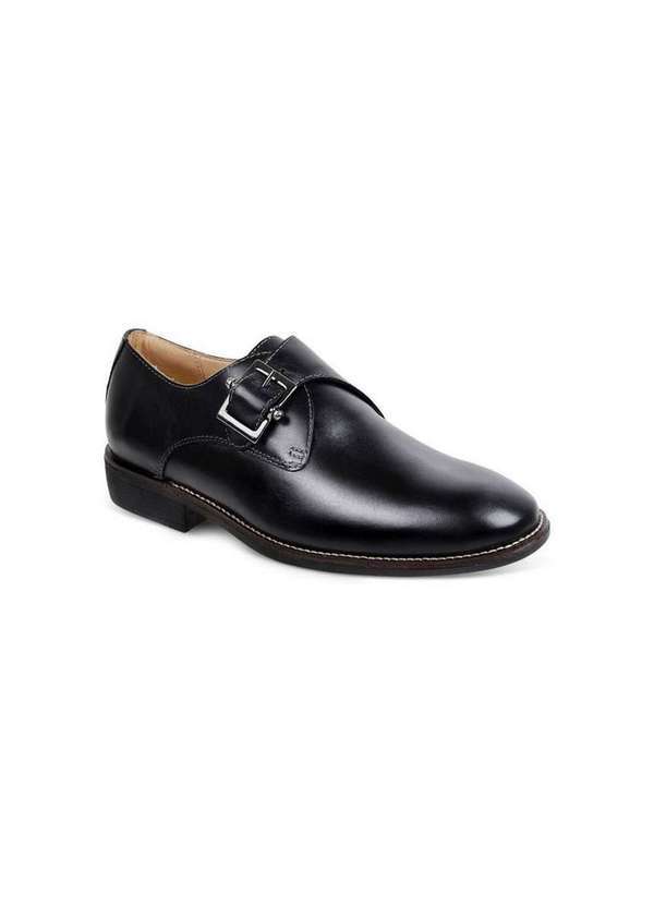 Sandro Moscoloni - Sapato Social Masculino Monk Strap Sandro Moscoloni New Easton Black