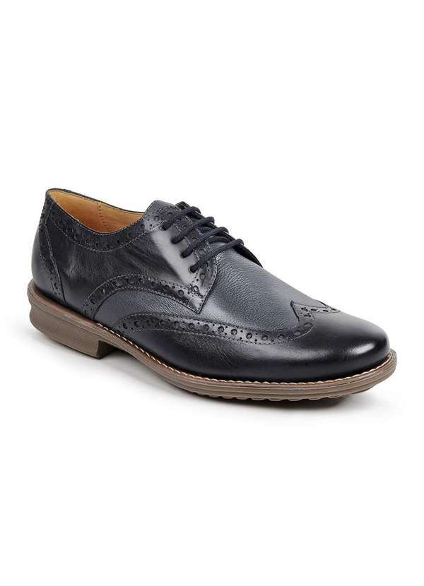 Sandro Moscoloni - Sapato Social Masculino Oxford Sandro Moscoloni Movers Preto Black