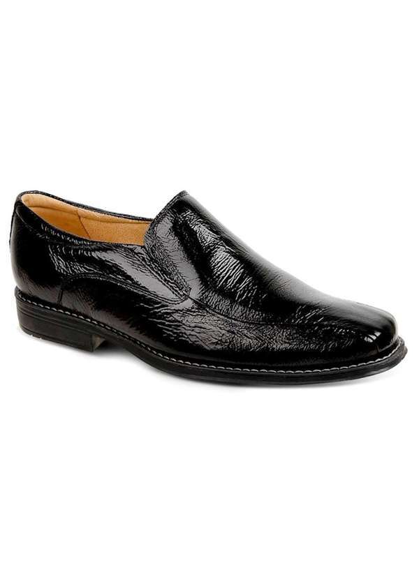 Sandro Moscoloni - Sapato Social Masculino Side Gore Sandro Moscoloni Burpes Black