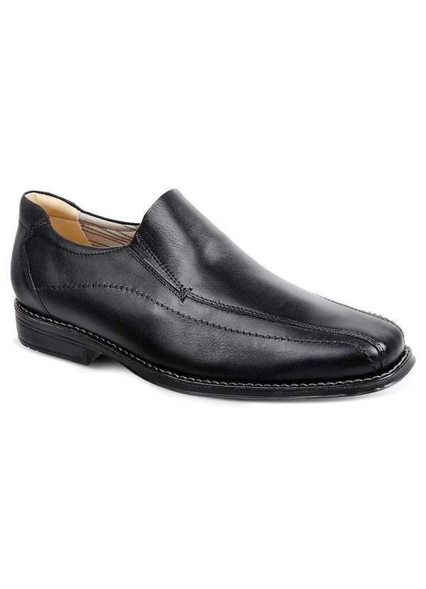 Sandro Moscoloni - Sapato Social Masculino Side Gore Sandro Moscoloni Le Mans Black