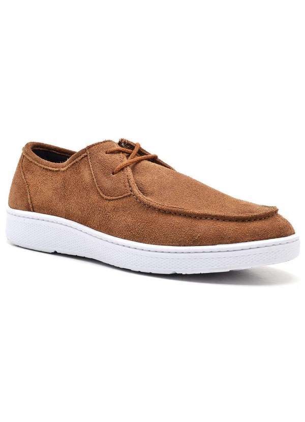 Sandro Moscoloni - Sapato Sporte Fino Sandro Moscoloni Canadian Cacareco Camurça Brown