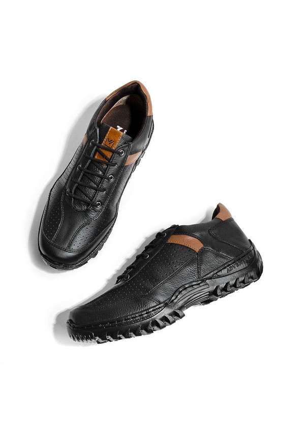 Sandro Moscoloni - Tenis Adventure Trilha em Couro Sandro Moscoloni West Climb Preto Black 2