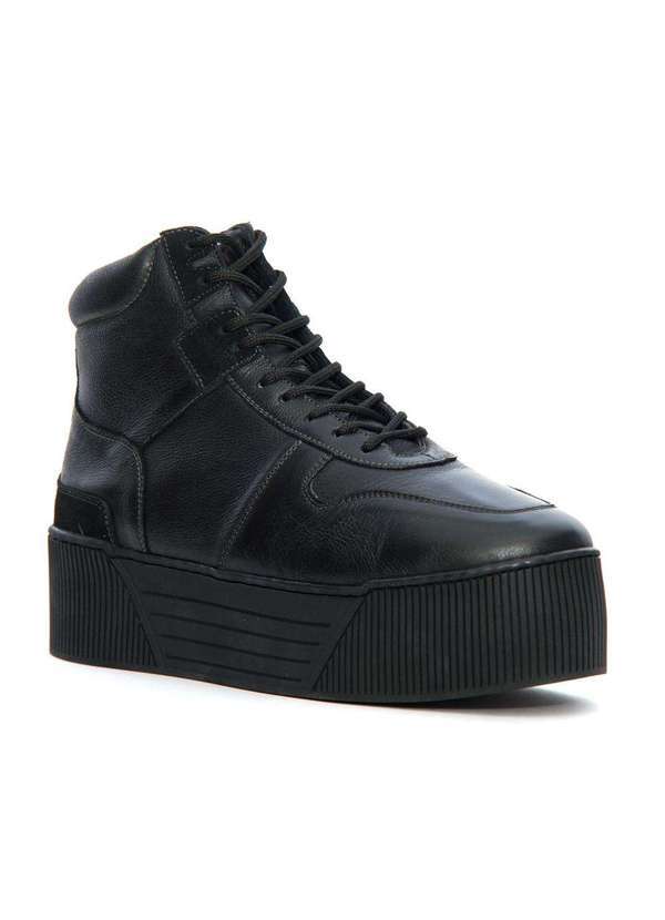 Sandro Moscoloni - Tênis Cano Alto Sandro Moscoloni Soho Bolt Preto Black