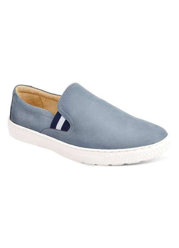 Sandro Moscoloni - Tênis Slip Masculino Sandro Moscoloni Yatch Azul Claro Jeans