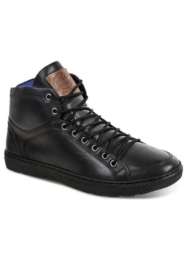 Sandro Moscoloni - Tênis Cano Alto Masculino Sandro Moscoloni Interlagos Preto Black