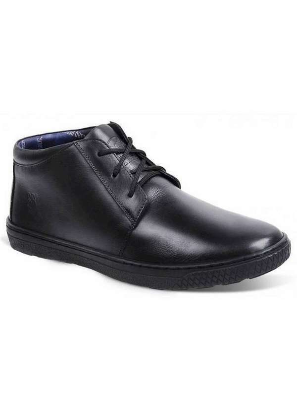 Sandro Moscoloni - Tênis Cano Alto Masculino Sandro Moscoloni New Sam Preto Black