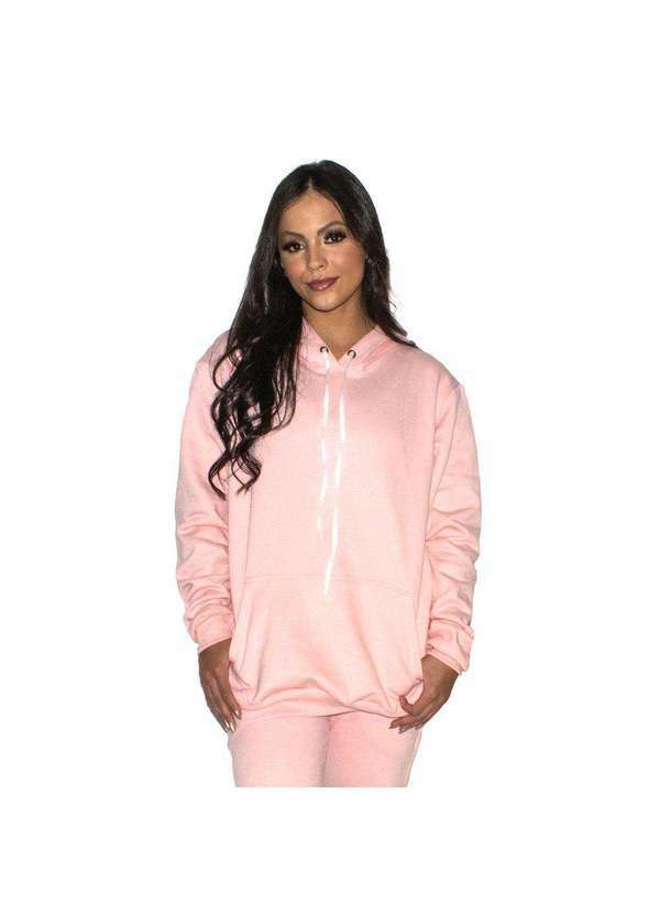 Luma Ventura - Conjunto Moletom Basic Luma Ventura Canguru Rosa Pink 6