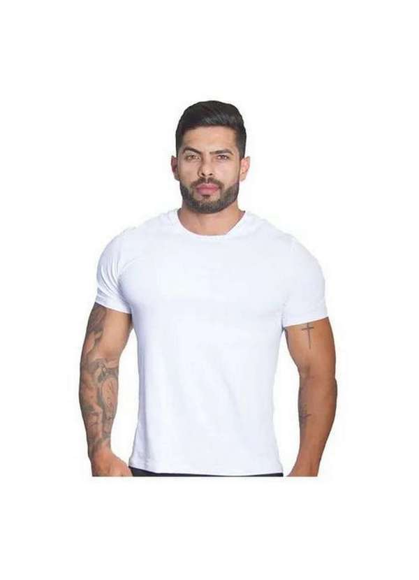 Eco Canyon - Camiseta Dryfit Sport Polo State sem Estampa/Lisa Branco White
