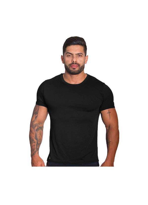 Eco Canyon - Camiseta Dryfit Sport Polo State sem Estampa/Lisa Preto Black