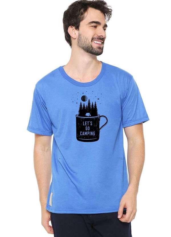 Eco Canyon - Camiseta Masculina Eco Canyon Lets Go Azul Blue 1
