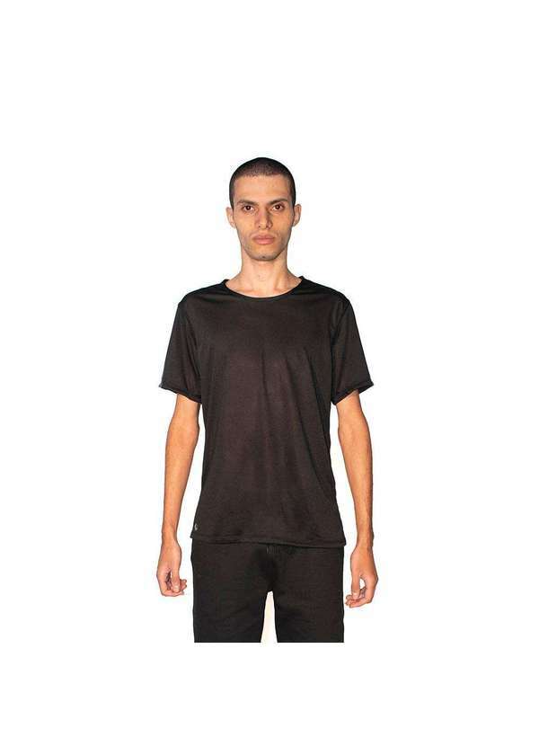 Sandro Moscoloni - Camiseta Masculina Fit Easy Polo State Preto Black
