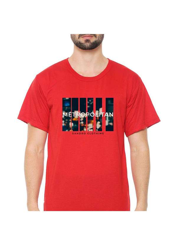 Eco Canyon - Camiseta Masculina Sandro Clothing Movement Vermelho Red 2