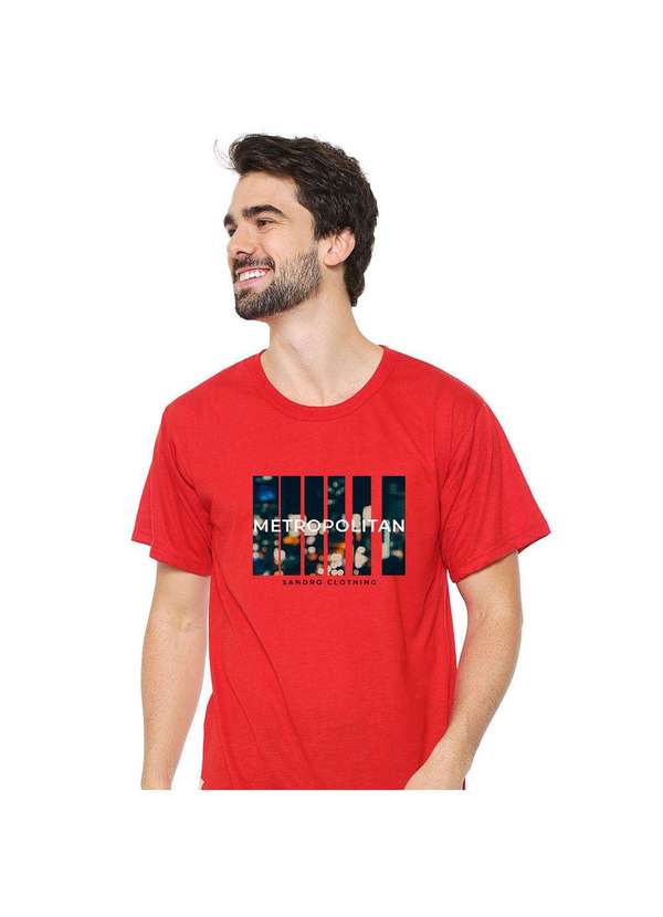 Eco Canyon - Camiseta Masculina Sandro Clothing Movement Vermelho Red 3